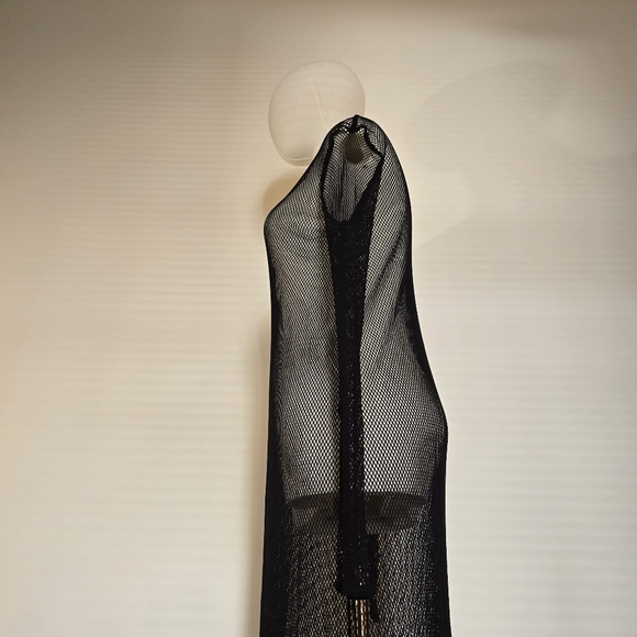 ZARA Long Fishnet Coverup Dress - Picture 9 of 14